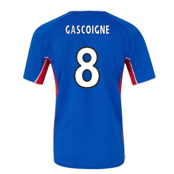 2001-2002 Rangers Retro Home Shirt (GASCOIGNE 8)-PitchVibe Kits
